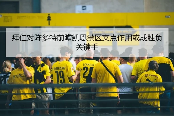 拜仁对阵多特前瞻凯恩禁区支点作用或成胜负关键手